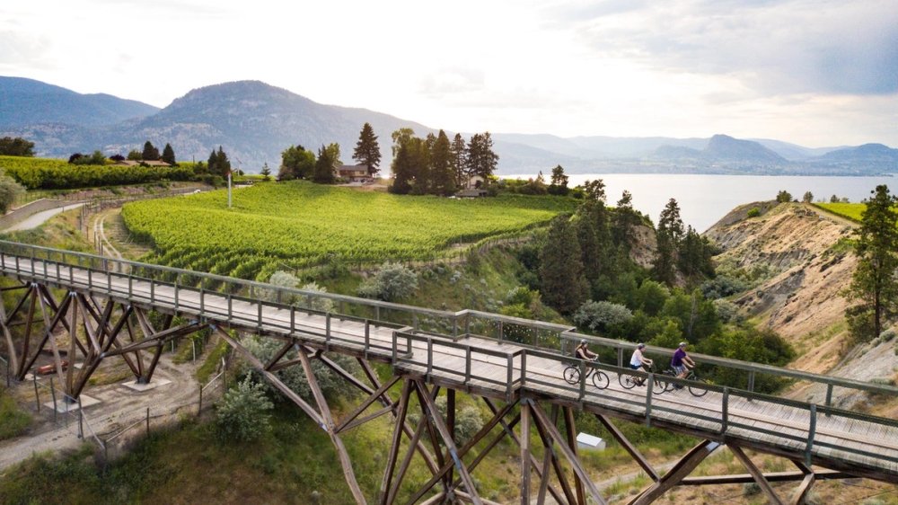 McCulloch Trestle on the Kettle Valley Rail Trail near Penticton