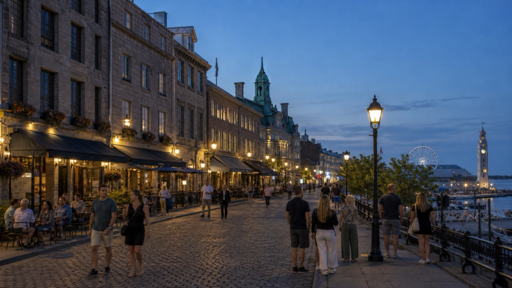 Old Montréal and the Old Port by day and night, Canada