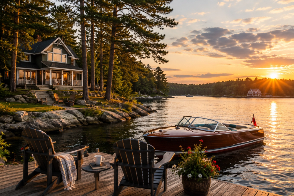 Spend a summer weekend in Muskoka in Canada