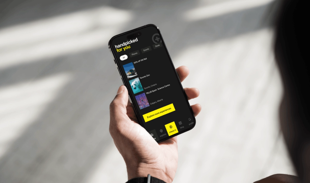 Official Canoo app screen showing museums, attractions and deals available to browse