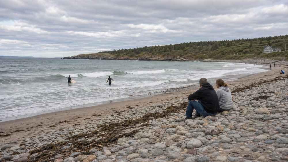 Walk the streets and surf the waves of the Eastern Shore, Canada