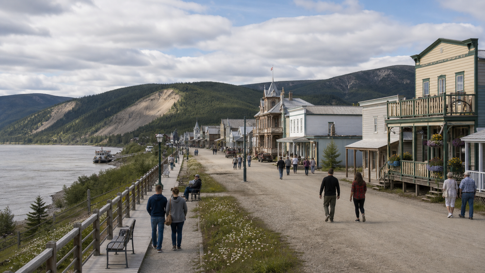 Gold-rush Dawson City, Canada