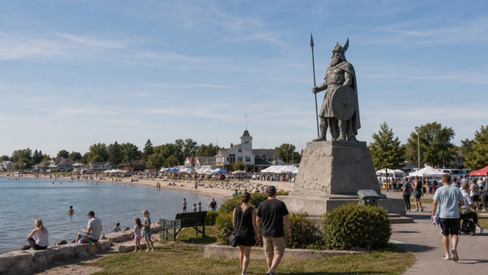 Walk beaches and join Vikings at Gimli’s Icelandic Festival, Canada