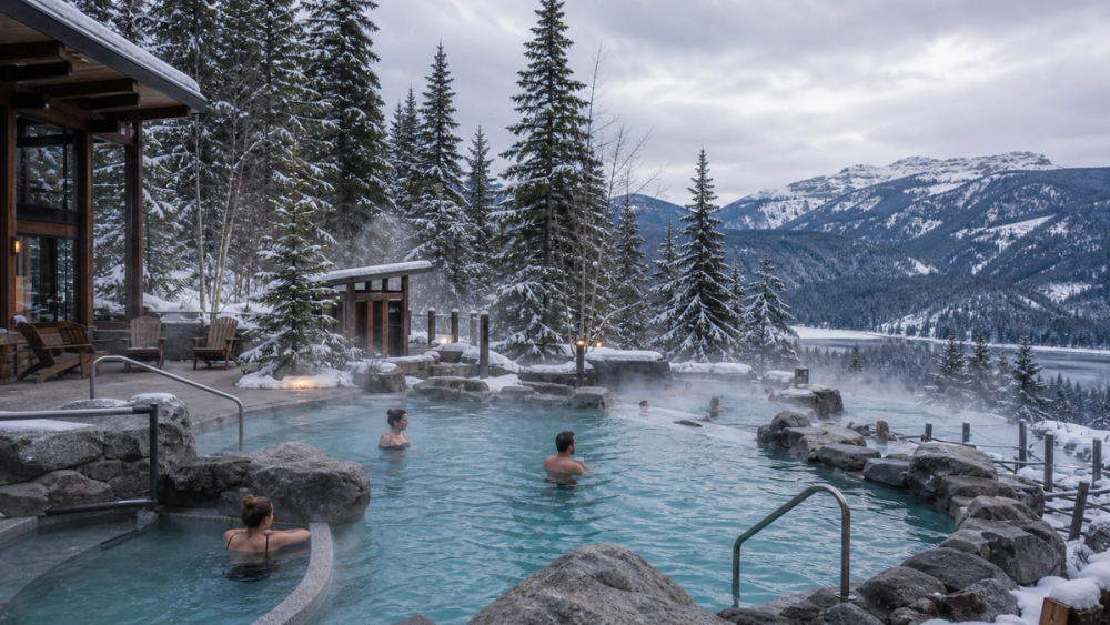 Day trip to Whistler’s Scandinave Spa, Canada