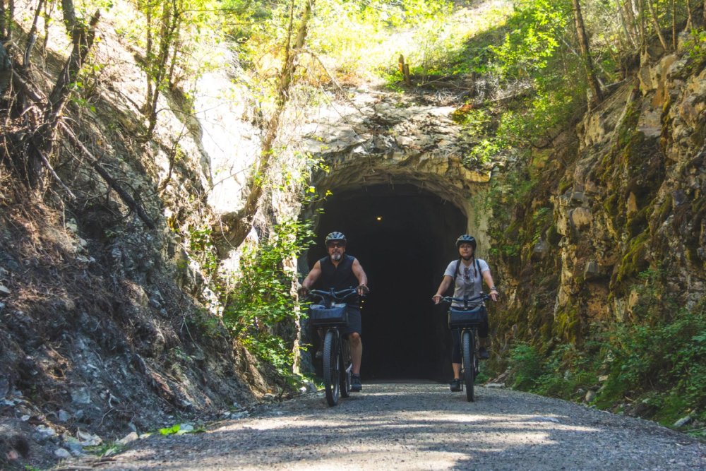 Adra Tunnel on the KVR Trail north of Naramata