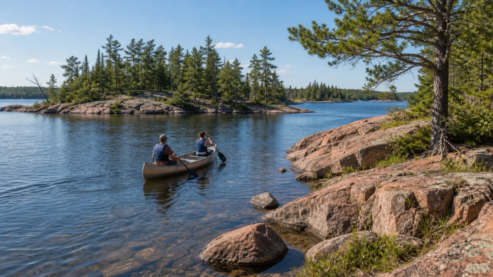 Canoe, hike and visit sacred petroforms in Whiteshell Provincial Park, Canada