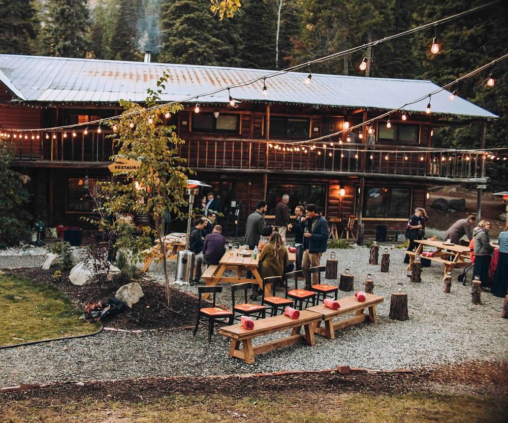 Chute Lake Lodge near the KVR Trail above Naramata
