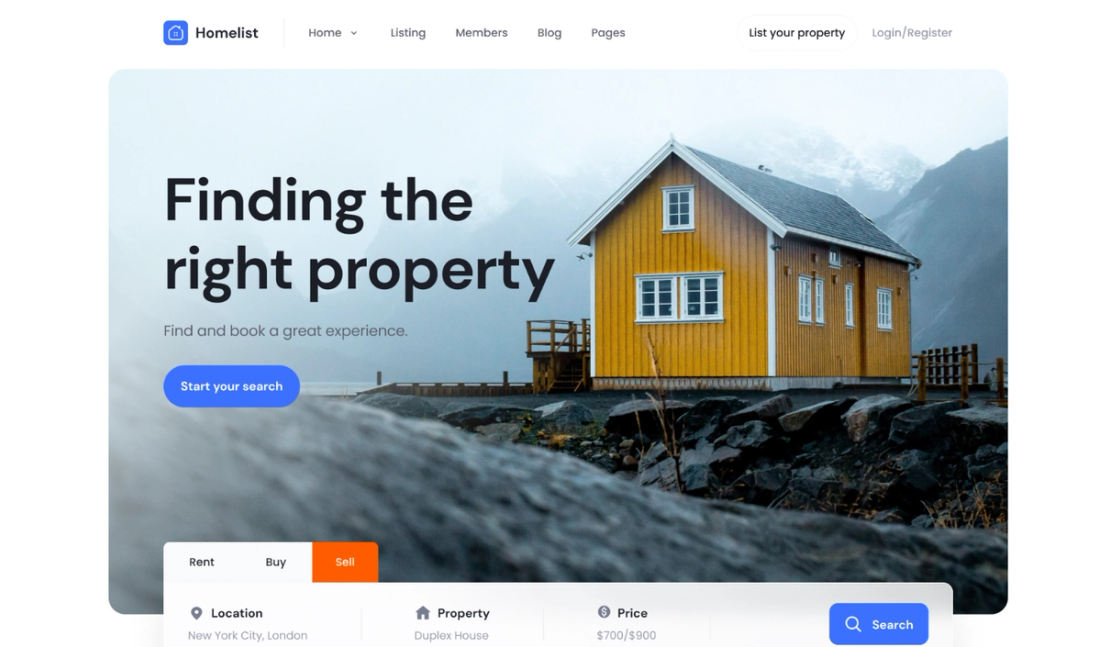 Homelist-Clean-and-User-Friendly