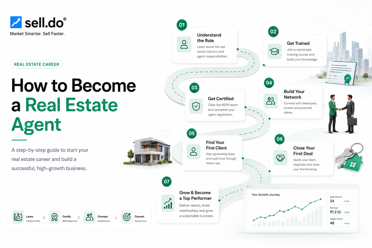 How to Become a Real Estate Agent in India: 2026 Guide
