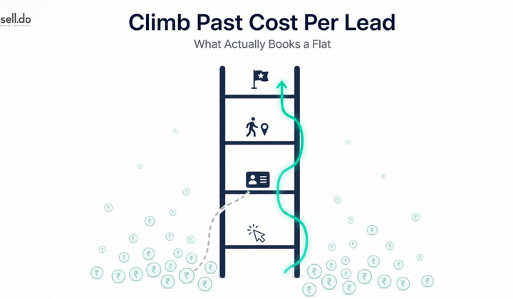 Cost Per Lead vs Cost Per Booking: The Metric Reframe Every Real Estate Marketer Needs in 2026