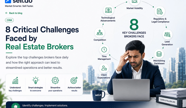 8 Critical Challenges Faced by Real Estate Brokers