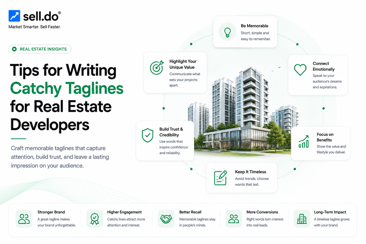 Tips for Writing Catchy Taglines for Real Estate Developers
