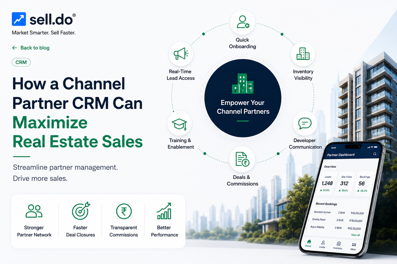 How a Channel Partner CRM Can Maximize Real Estate Sales