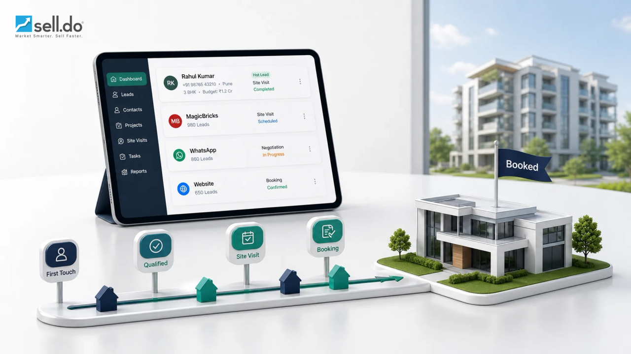 Real Estate Lead Management: The First-Touch-to-Booking Playbook (2026)