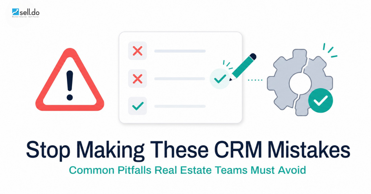 Top Real Estate CRM Mistakes You Need to Avoid 