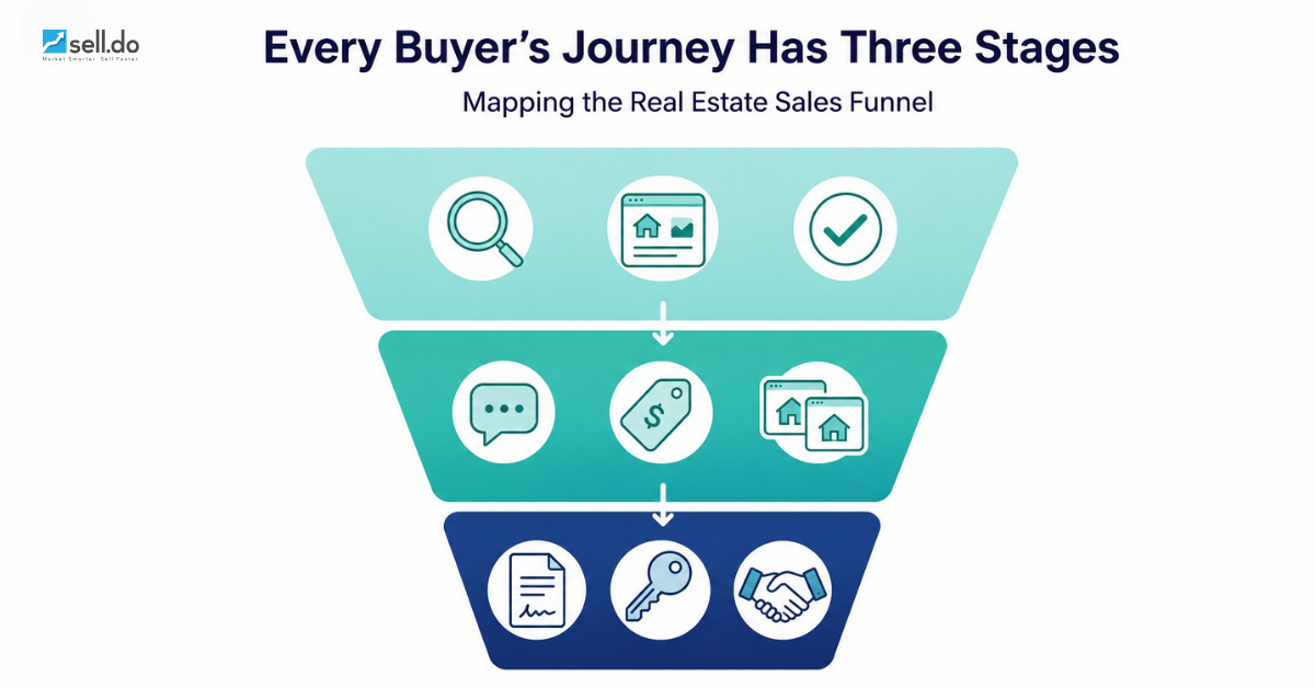 What are the Stages of the Real Estate Sales Funnel?