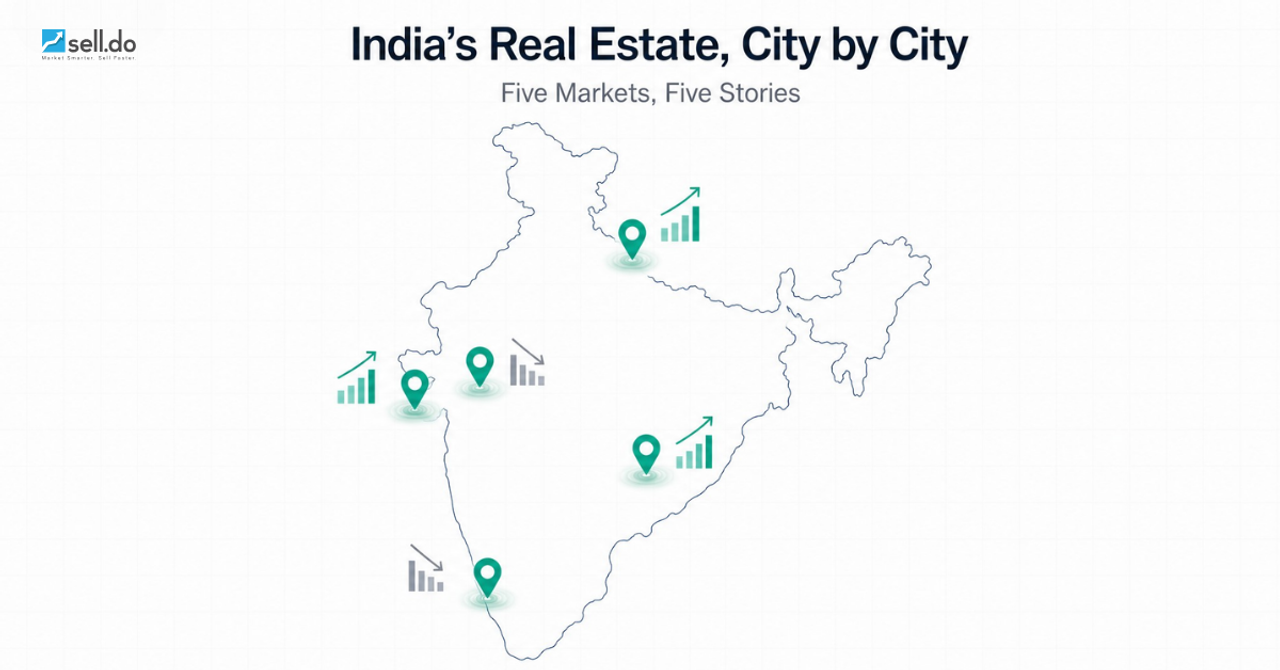 Top Real Estate Developers by City in India (2026): Mumbai, Delhi NCR, Bengaluru, Pune & Hyderabad