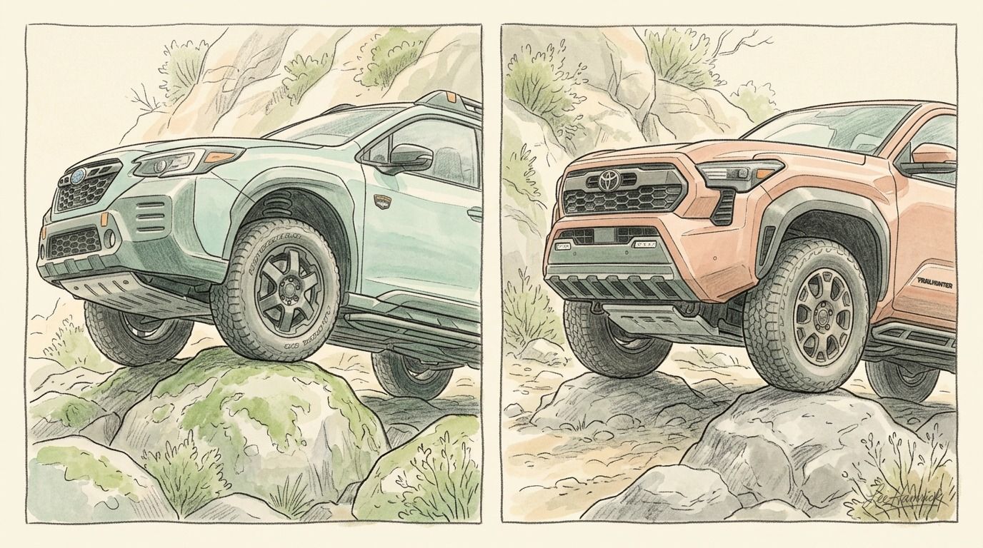 Modified 2026 Subaru Outback Wilderness vs. Stock 2026 Toyota 4Runner Trailhunter: Real Dirt Test