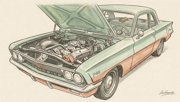 Oldsmobile F-85 V8 swap project build.