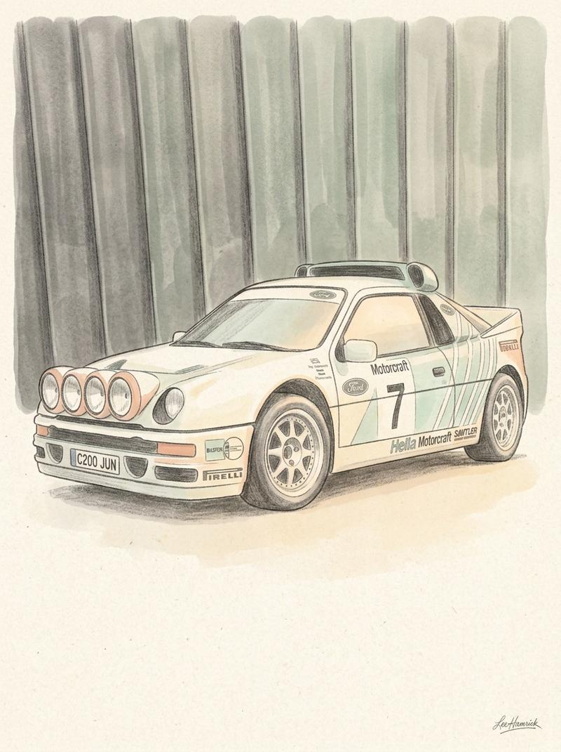 Ford RS200, Group B homologation special.