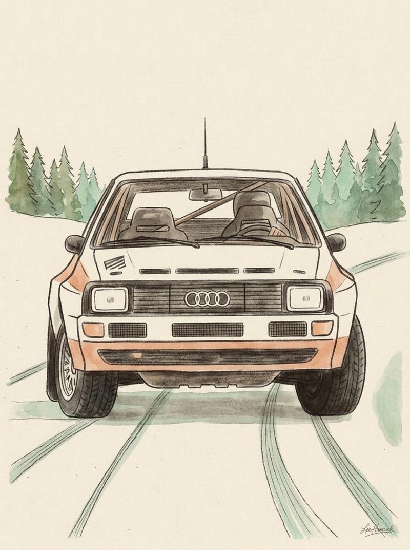 Audi Sport Quattro, Group B World Rally Championship.
