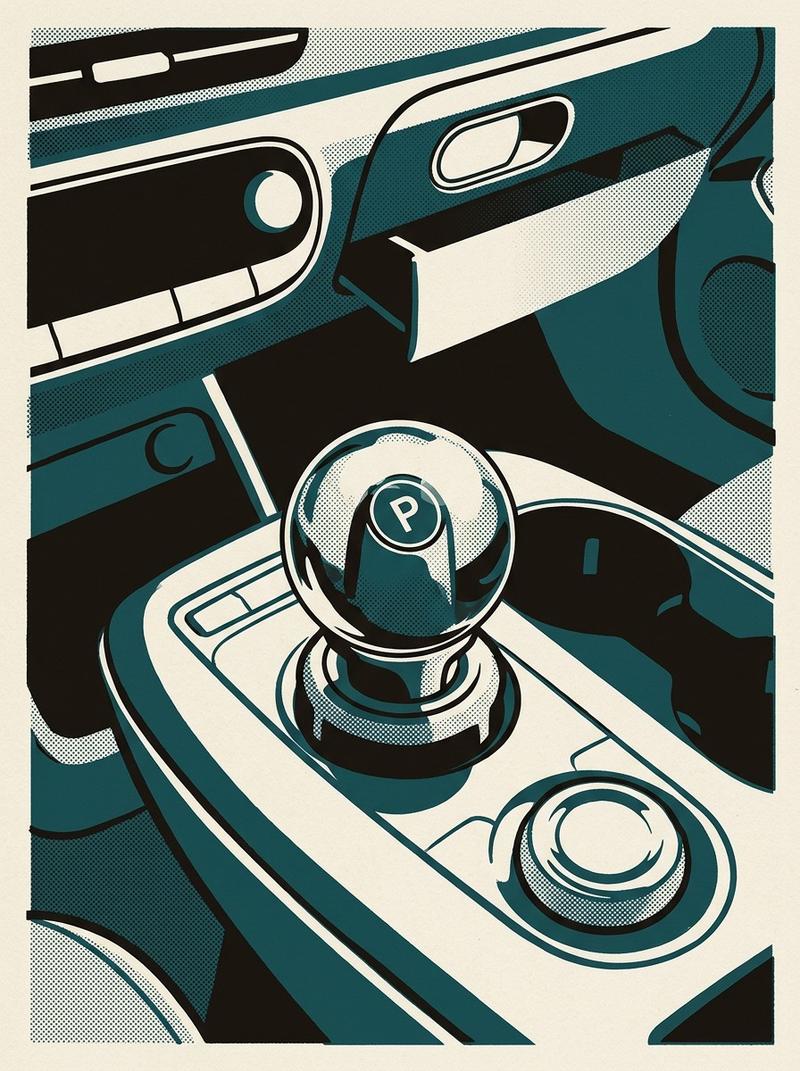 2026 Genesis GV60 Performance interior crystal gear selector.