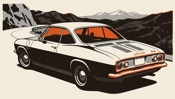 'Just For Kicks' 1966 Chevy Corvair restomod.