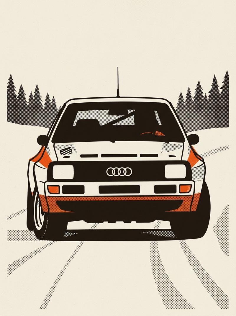 Audi Sport Quattro, Group B World Rally Championship.