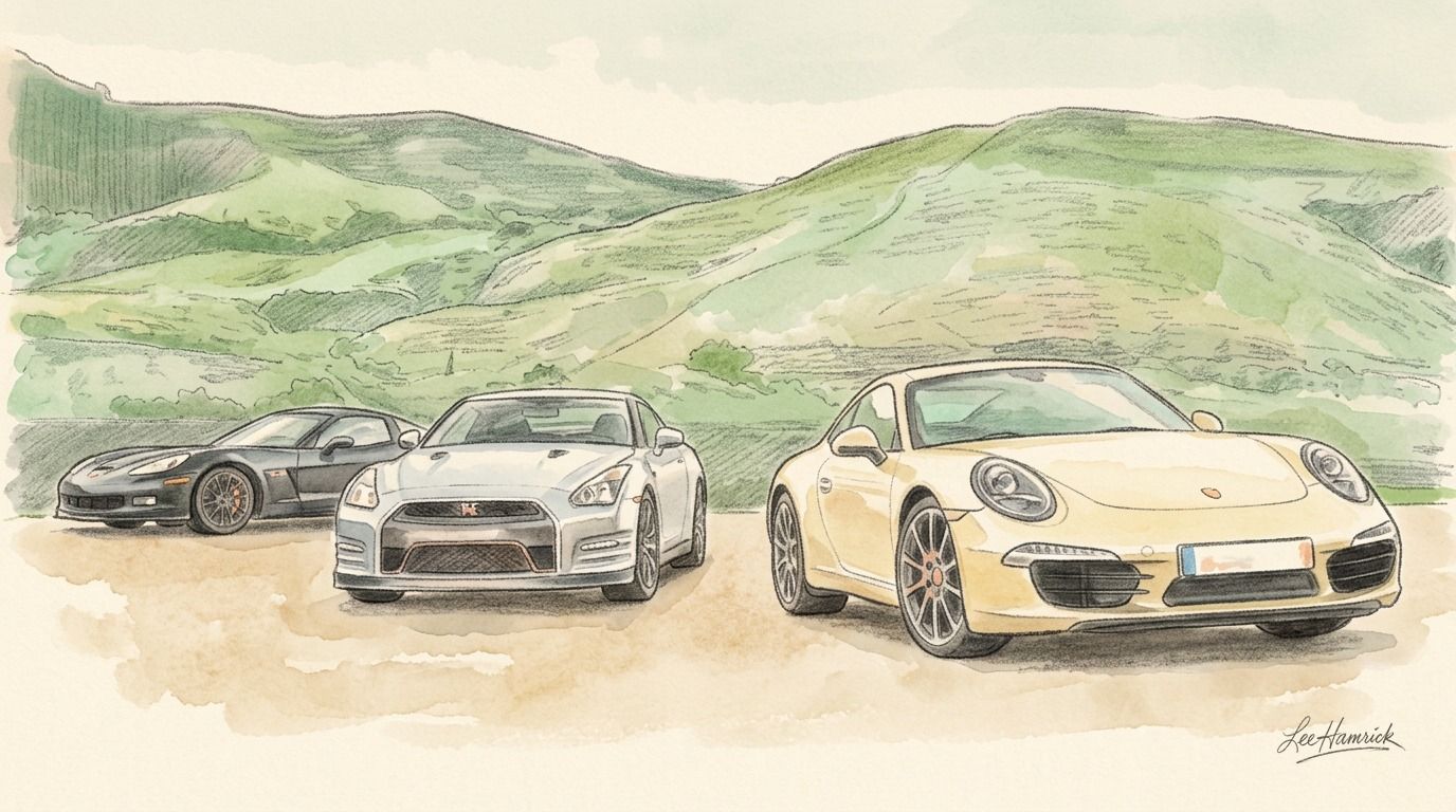 Battle of the Titans: Chevrolet Corvette vs. Porsche 911 vs. Nissan GT-R