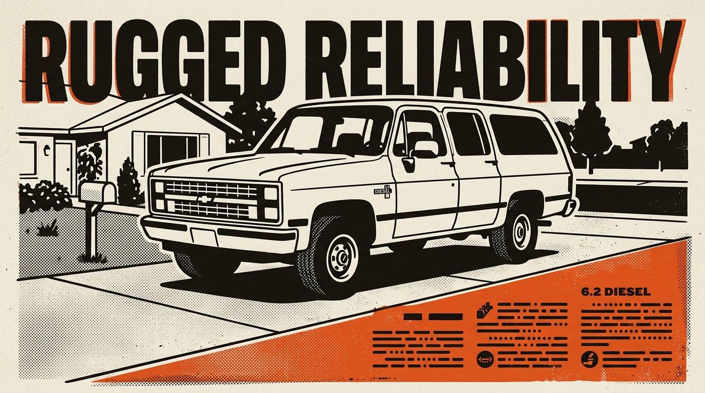 The 1987 Chevrolet Suburban 6.2 Diesel: When Cheap Fuel Made Slow Profitable