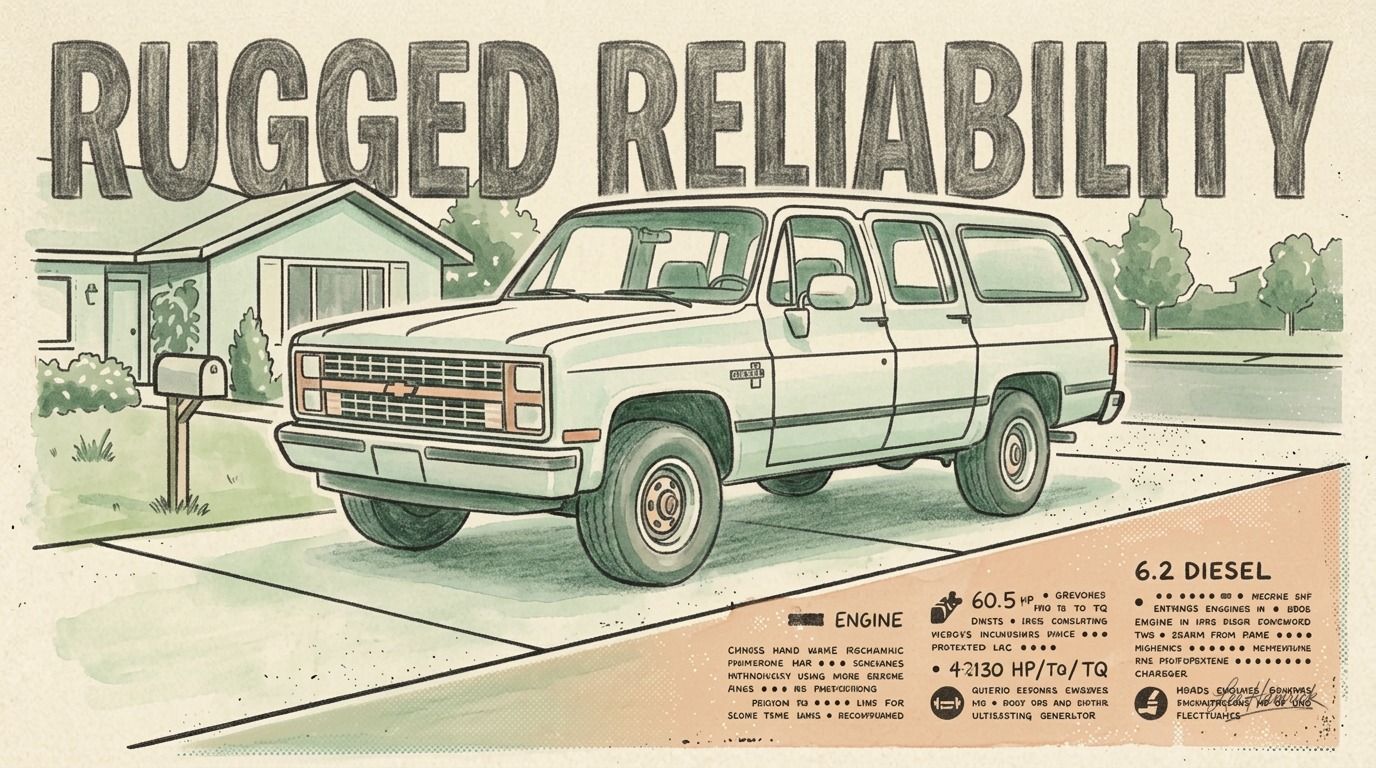 The 1987 Chevrolet Suburban 6.2 Diesel: When Cheap Fuel Made Slow Profitable