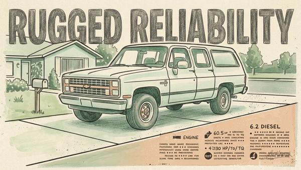 The 1987 Chevrolet Suburban 6.2 Diesel: When Cheap Fuel Made Slow Profitable