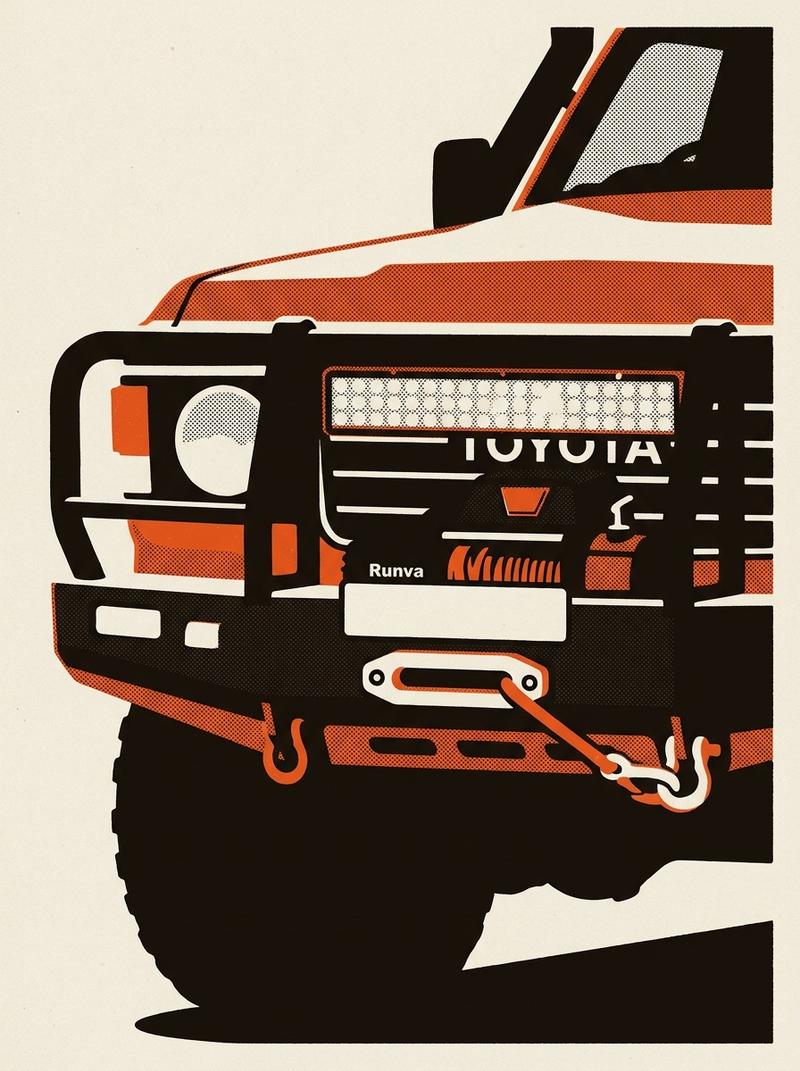 Shauno's OG Dirty 30 Toyota Land Cruiser 60 Series ute build front end.