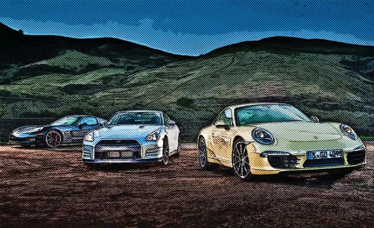 Battle of the Titans: Chevrolet Corvette vs. Porsche 911 vs. Nissan GT-R
