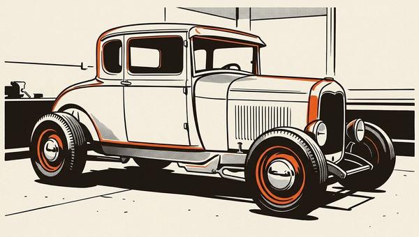Gumby the Hot Rod, 1929 Ford Model A coupe.