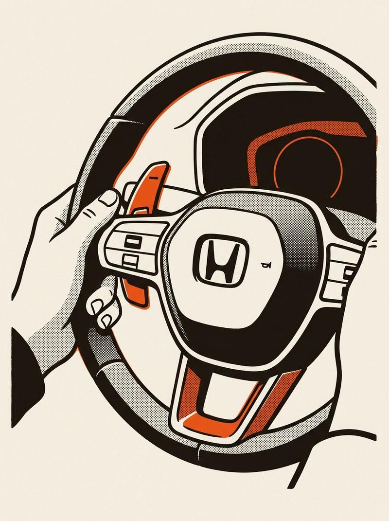 2026 Honda Prelude steering wheel.