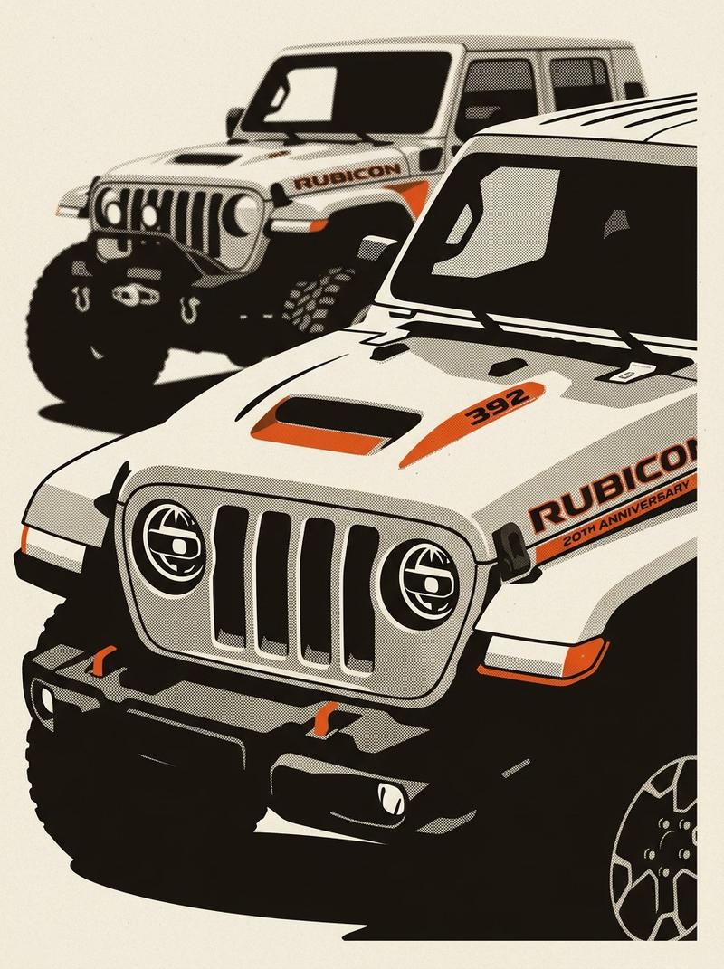2023 Jeep Wrangler Rubicon 392 20th Anniversary Edition in Earl Grey, from the John Harrah estate auction.
