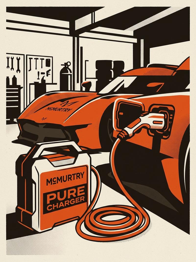 McMurtry Spéirling Pure dedicated charging power bank.