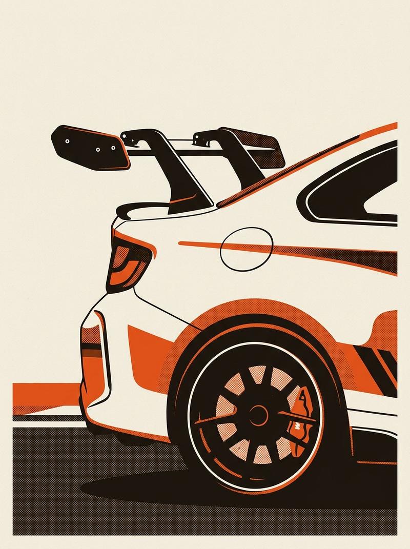 BMW M2 with M Performance Track Kit swan-neck rear wing.