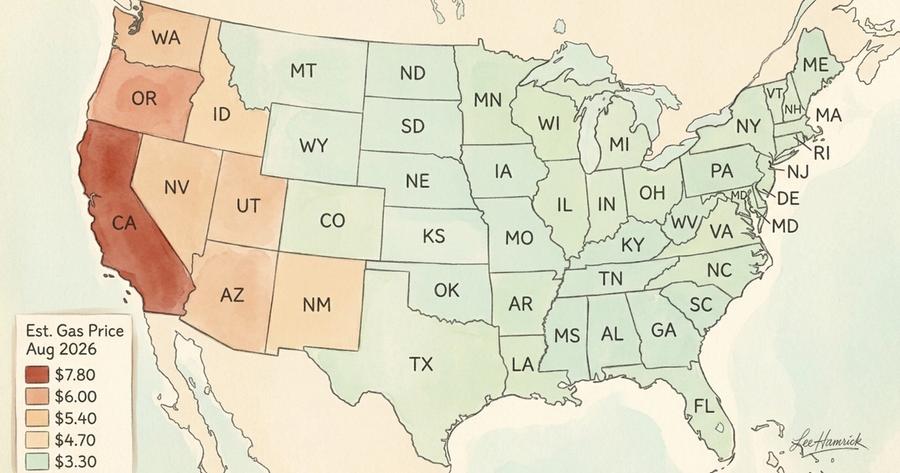 Pump Prices 2026–2027: Why the Rest of the Country Gets Relief While California Pays More