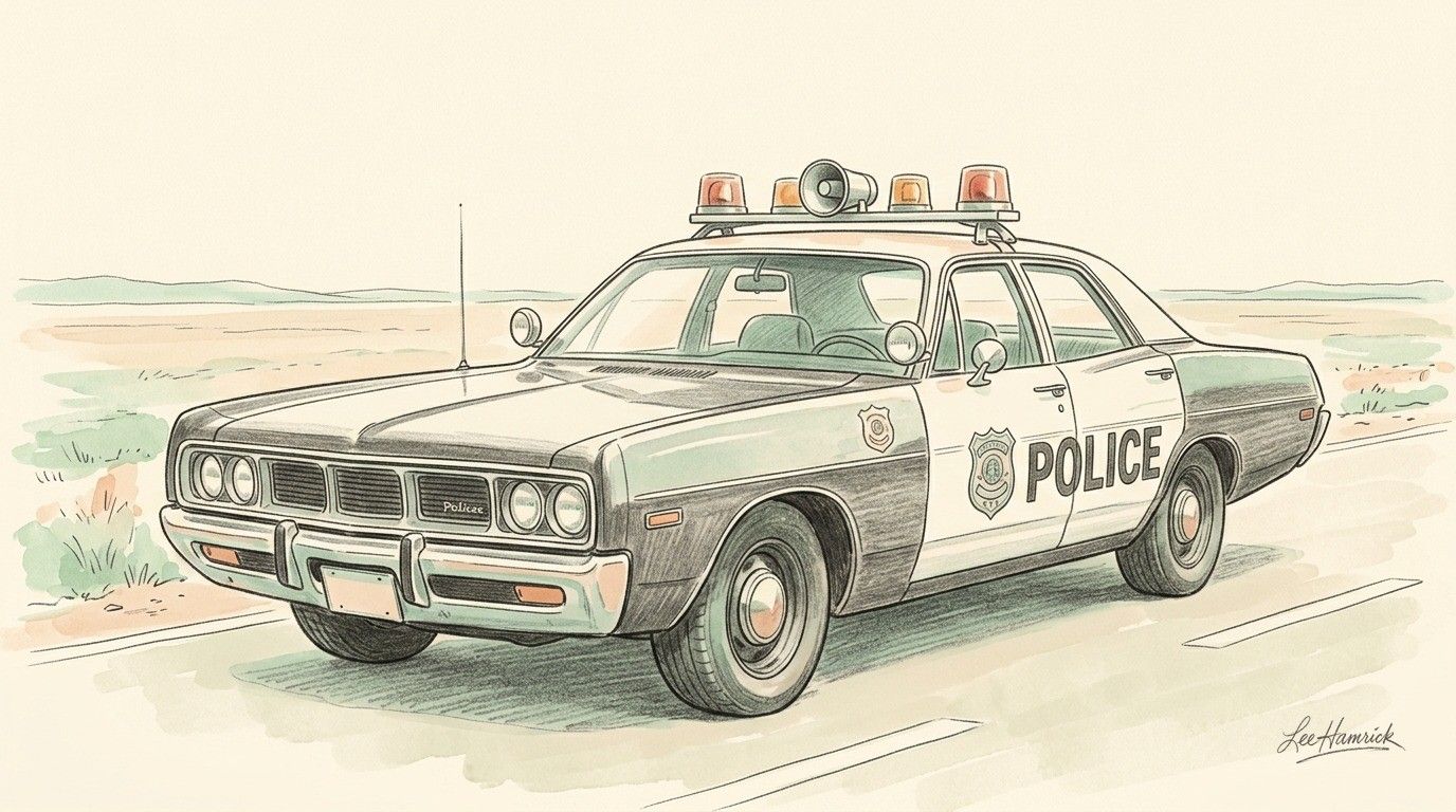 1969 Dodge Polara Police Package.