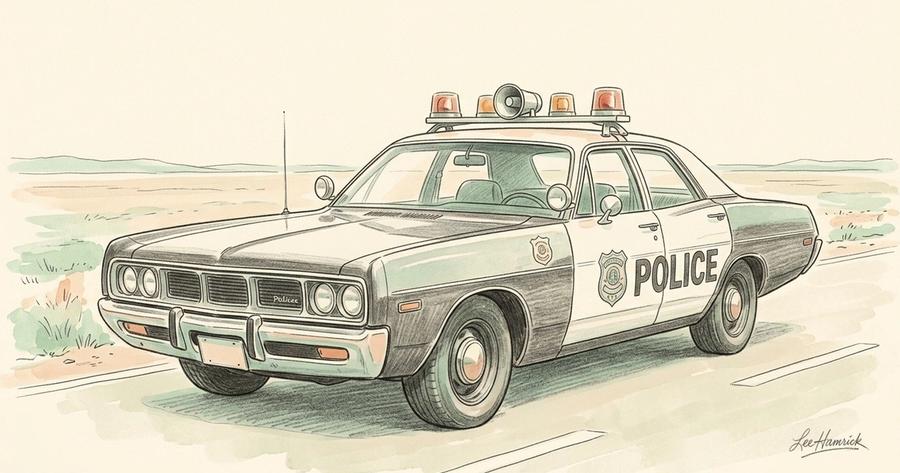 1969 Dodge Polara Police Package.