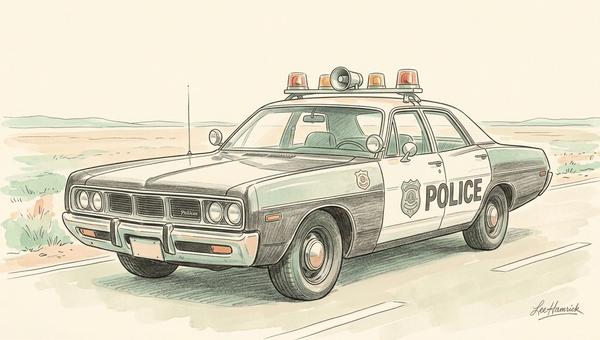 1969 Dodge Polara Police Package.