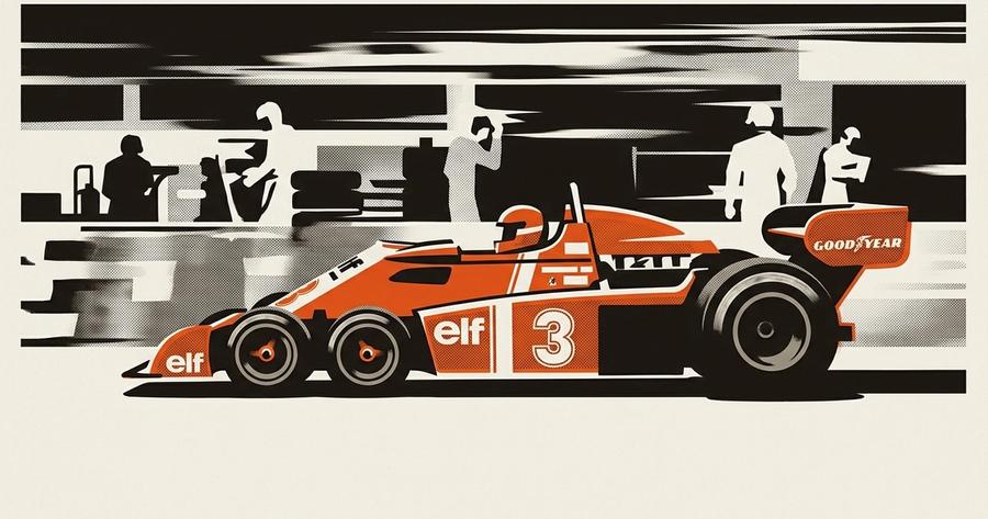 The Tyrrell P34: Why Six Wheels Made Perfect Sense (And Why Nobody Tried It Again)