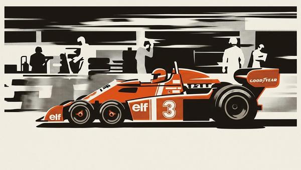 The Tyrrell P34: Why Six Wheels Made Perfect Sense (And Why Nobody Tried It Again)