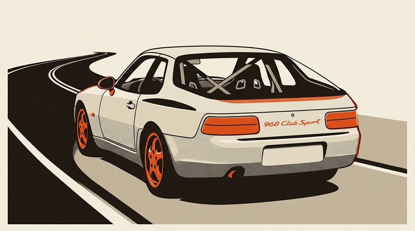 1993 Porsche 968 Club Sport.
