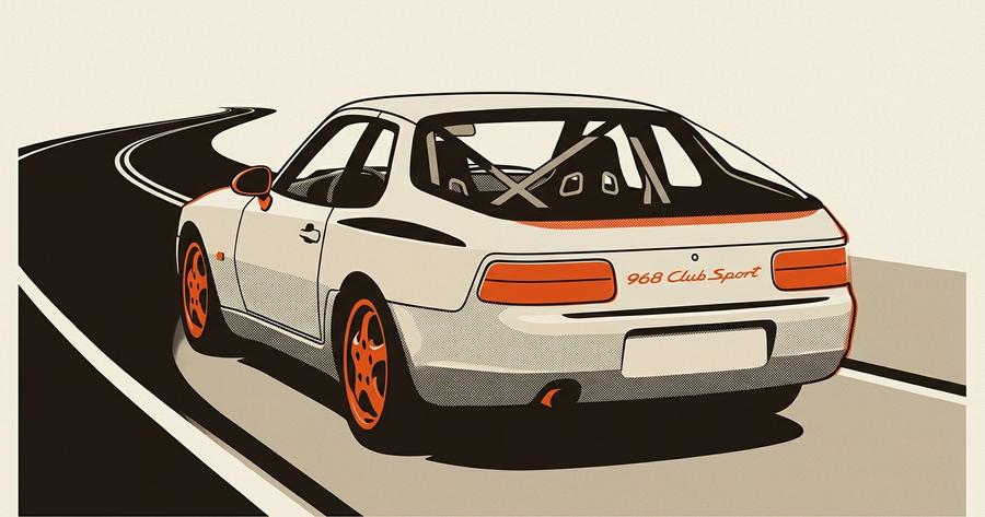 1993 Porsche 968 Club Sport.
