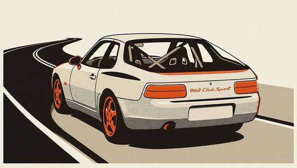 1993 Porsche 968 Club Sport.