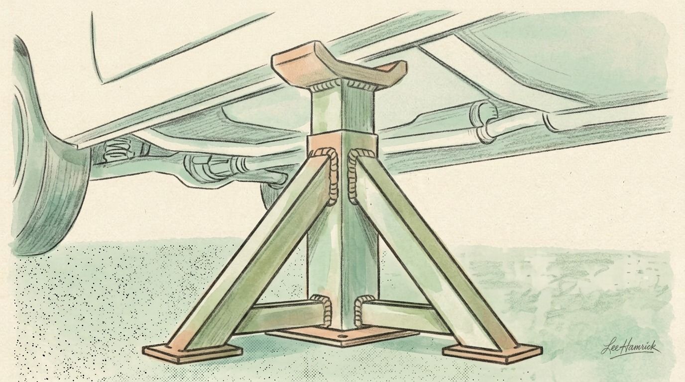 Why You Should Weld Your Own Jack Stands From Scrap Steel