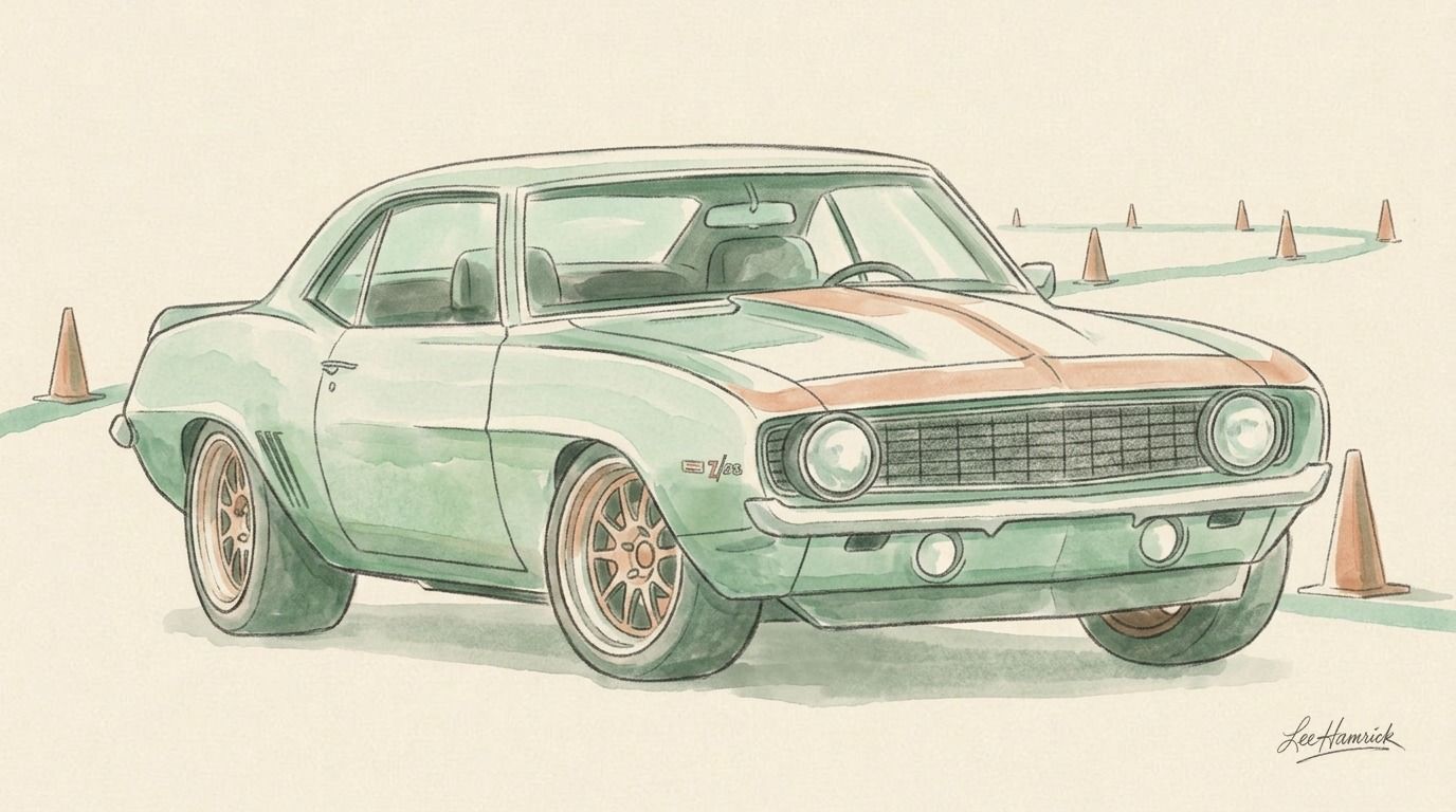 Efrain Diaz's Poledancer 1969 Chevrolet Camaro pro-touring build.